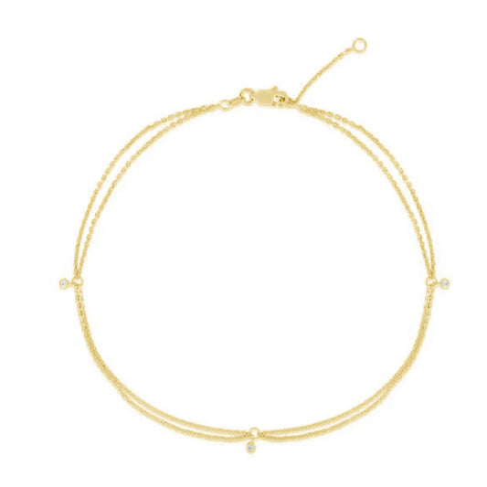 Zircon Drip Bracelet