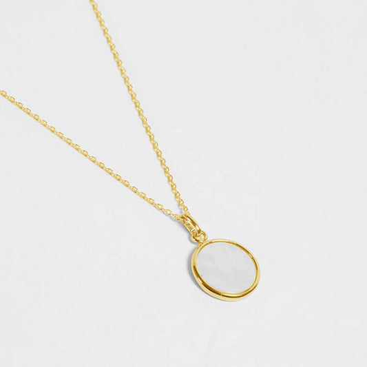 Mother of Pearl Pendant Necklace