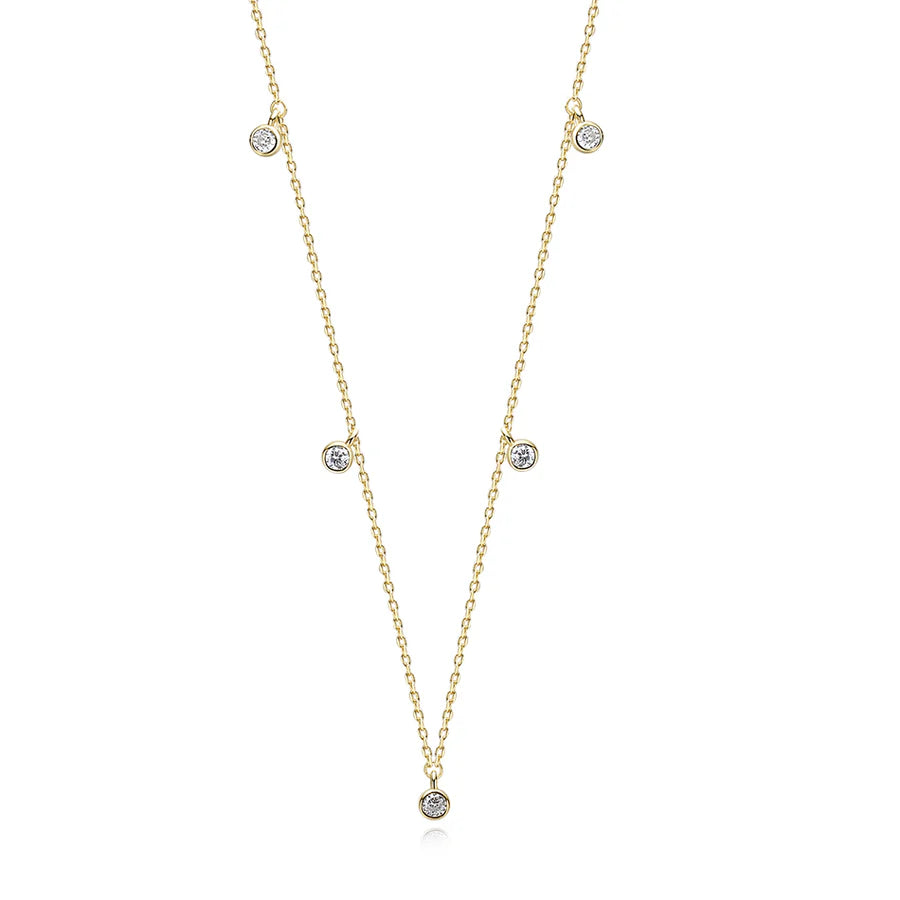 Diamonds Beaded Necklace