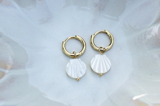 Seashell Huggies