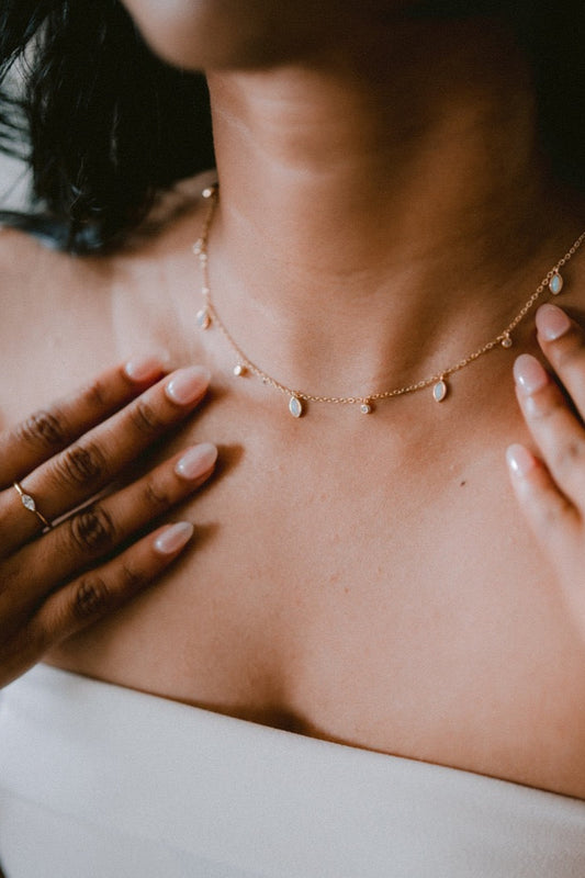 Waterdrop Opal Necklace