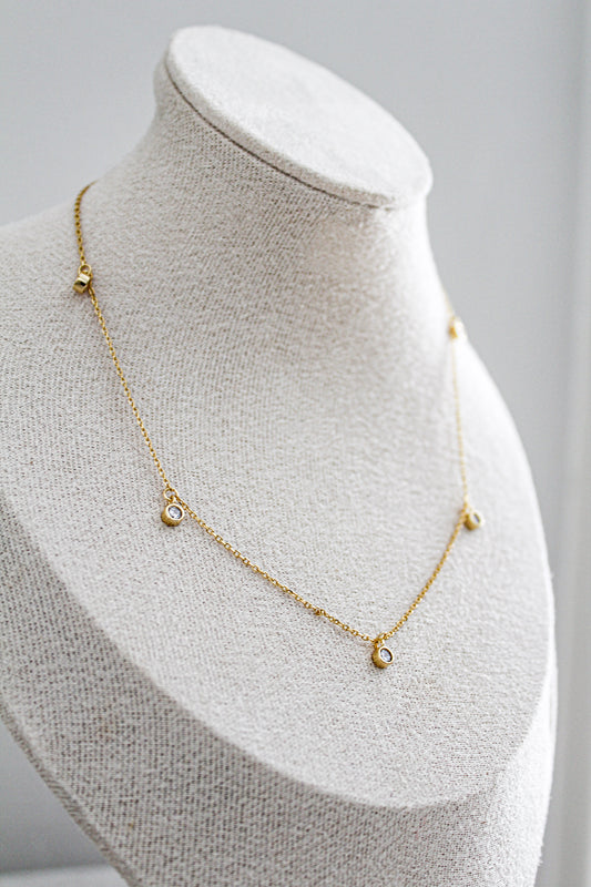 Diamonds Beaded Necklace