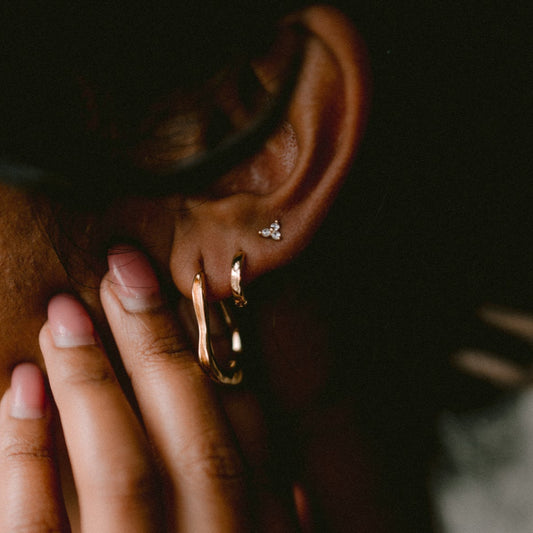 Abstract Chunky Hoops